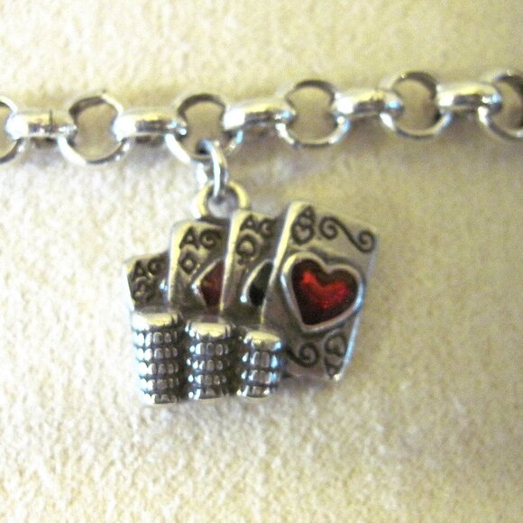 Brighton Silver Viva Las Vegas Charm Bracelet - Picture 10 of 12